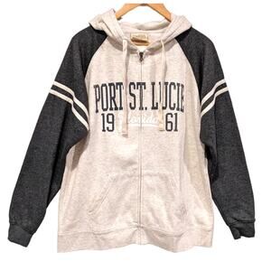 Port‎ St. Lucia Florida Zip-Up Hoodie Sweatshirt